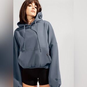 POPFLEX Active Pullover Cloud Hoodie - Denim Blue